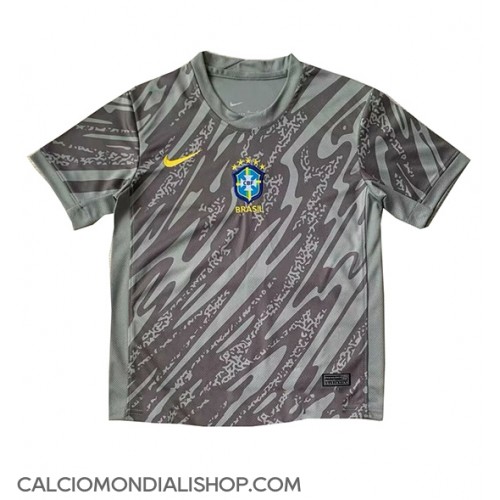 Maglie da calcio Brasile Portiere Prima Maglia Copa America 2024 Manica Corta